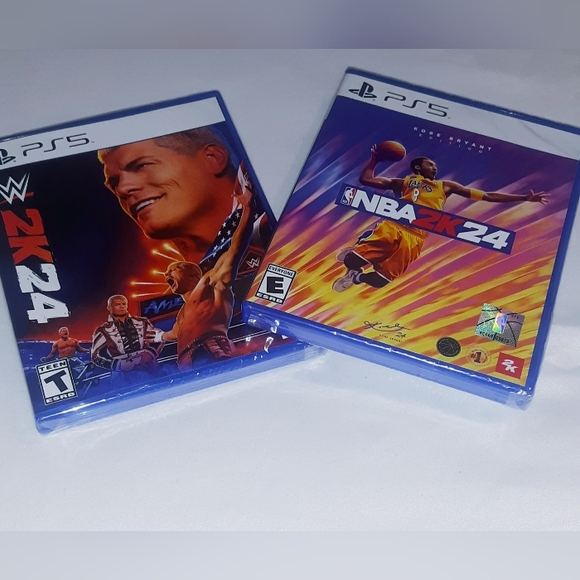 PS5 Game Sport Bundle - NBA 2K24/ WWE 2K24